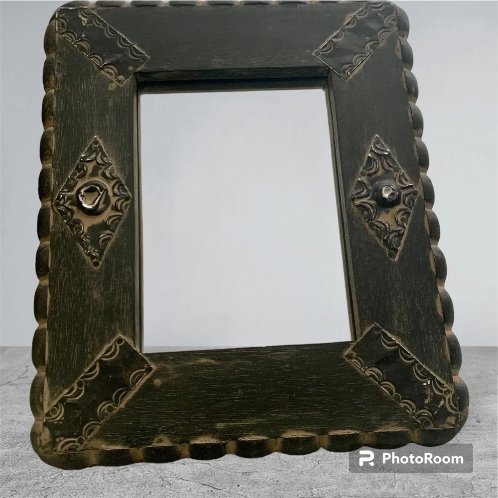 Hand Crafted black wood